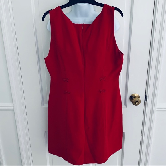 MOSCHINO CHEAP & CHIC Vintage Sheath Dress w Bows - Picture 3 of 14